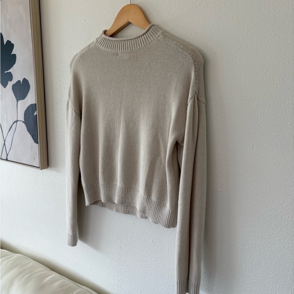 BP Cream Sweater with Red Floral Design - Picture 6 of 6